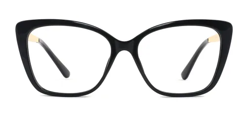 92313 Gigi Cateye black glasses