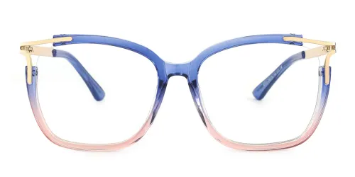 92319 Antonetta Cateye,Rectangle blue glasses