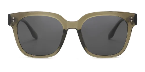 Green Rectangle Gorgeous  Sunglasses | WhereLight