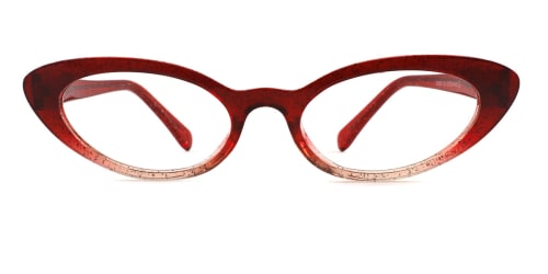 93359 Ida Cateye red glasses