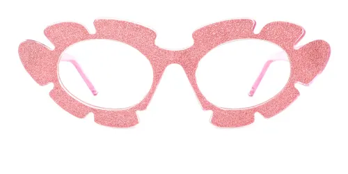 9358 Andrea Cateye,Geometric, pink glasses