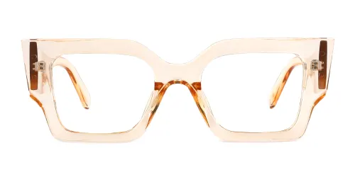 9371 Hedy Rectangle brown glasses