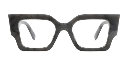 9371 Hedy Rectangle grey glasses