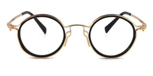 941 Fianait Round,Oval gold glasses