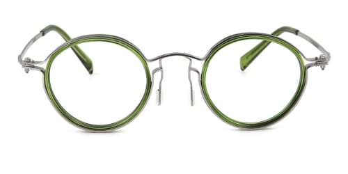941 Fianait Oval green glasses