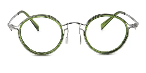 941 Fianait Round,Oval green glasses