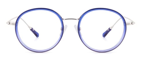 94524 Idalia Round blue glasses