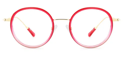 94524 Idalia Round red glasses