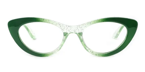 9503 Sidney Cateye green glasses