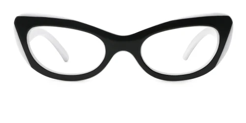 9507 Eonoble Cateye,Oval white glasses