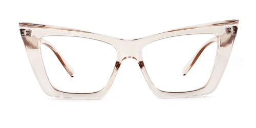 95088 Eboni Cateye brown glasses