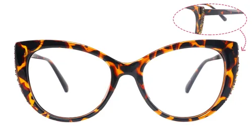 95141 Mathilda Cateye tortoiseshell glasses