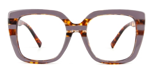 95165 Dixie Rectangle purple glasses