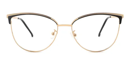 95193 Christian Cateye gold glasses