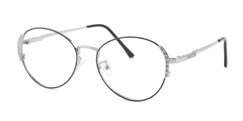 95199 Graham Oval silver glasses