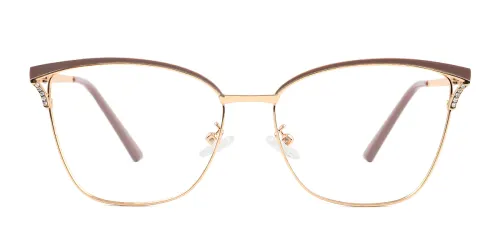 95200 Tabatha Cateye brown glasses