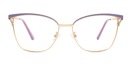 95200 Tabatha Cateye purple glasses