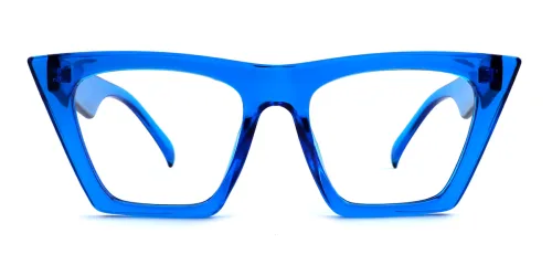 9522 Bella Belle Cateye blue glasses