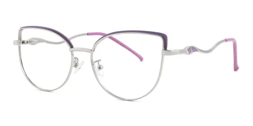 95233 Tawanna Cateye purple glasses