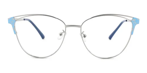 95240 Martinez Cateye blue glasses