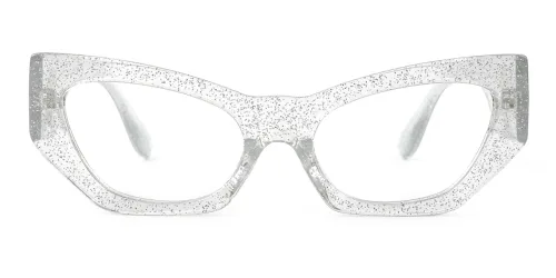 95306 Florrie Cateye clear glasses