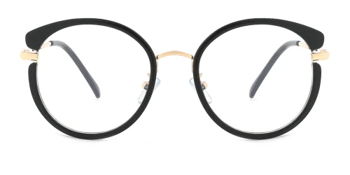 95551 Omo Round,Oval black glasses