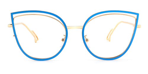 95597 Ondine Cateye blue glasses