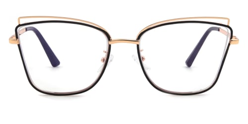 95787 Xacharia Cateye black glasses