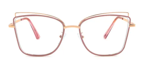 95787 Xacharia Cateye,Rectangle, pink glasses