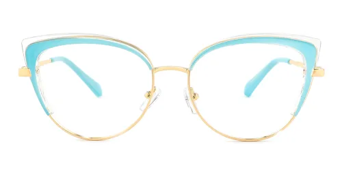 95826 Baldrey Cateye blue glasses