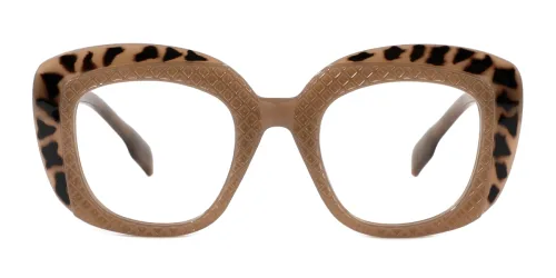 9590 Caitlin Rectangle brown glasses