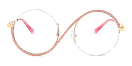 95929 Carolyn Round pink glasses