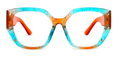 9619 Amira Geometric multicolor glasses