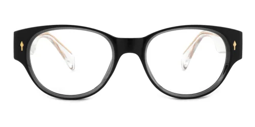 97008 Weller Oval black glasses