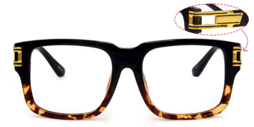 97130 Riggs Rectangle tortoiseshell glasses