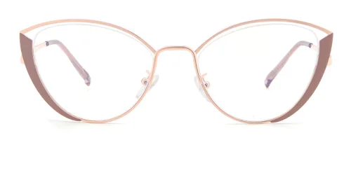 9715 Kelsi Cateye,Oval pink glasses