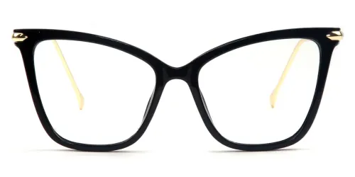 97152-1 Aaliyah Cateye black glasses