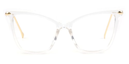 97152-1 Aaliyah Cateye clear glasses
