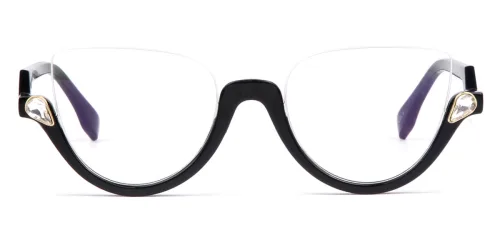 97174 Xenia Cateye black glasses