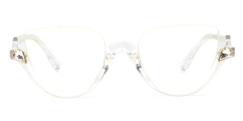 97174 Xenia Cateye clear glasses