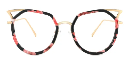 97183 Missy Cateye,Geometric floral glasses