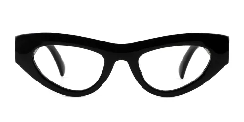 972 Eartha Cateye black glasses