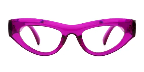 972 Eartha Cateye purple glasses