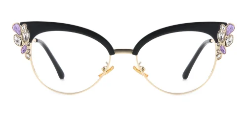 97329 Moana Cateye black glasses
