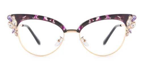 97329 Moana Cateye purple glasses