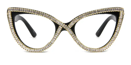 97398-1 Branda Cateye, black glasses
