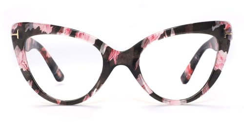 97398 Devorah Cateye floral glasses