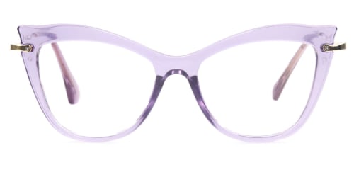 97525 Izabella Cateye purple glasses
