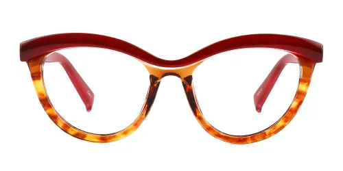97565 Madison Cateye red glasses