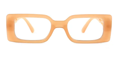 9807 Mathilda Rectangle brown glasses
